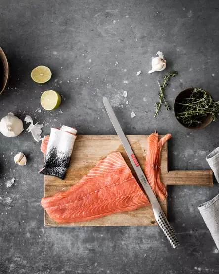 Global Ham/salmon slicer 31cm - Veitset - G10 - 2