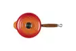Valurautakasari puukahva 18cm, oranssi - Le Creuset padat ja uunivuoat - LC21139180902460 - 4