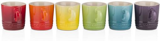 Le Creuset mukit 2dl, 6 kpl - Kupit, mukit ja lautaset - LC79114208359030 - 1