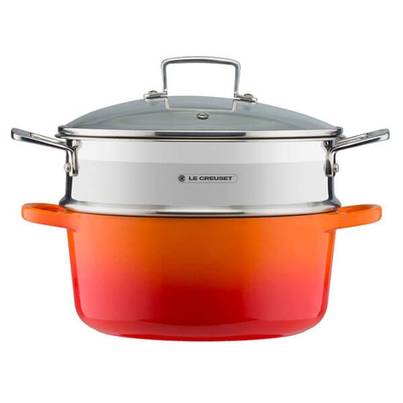 Le Creuset höyrystin 20, 22, 24 cm - Le Creuset padat ja uunivuoat - LC96101924001000 - 1