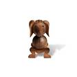 Kay Bojesen koira, walnut - Kodin piensisustus - KAY39201 - 2