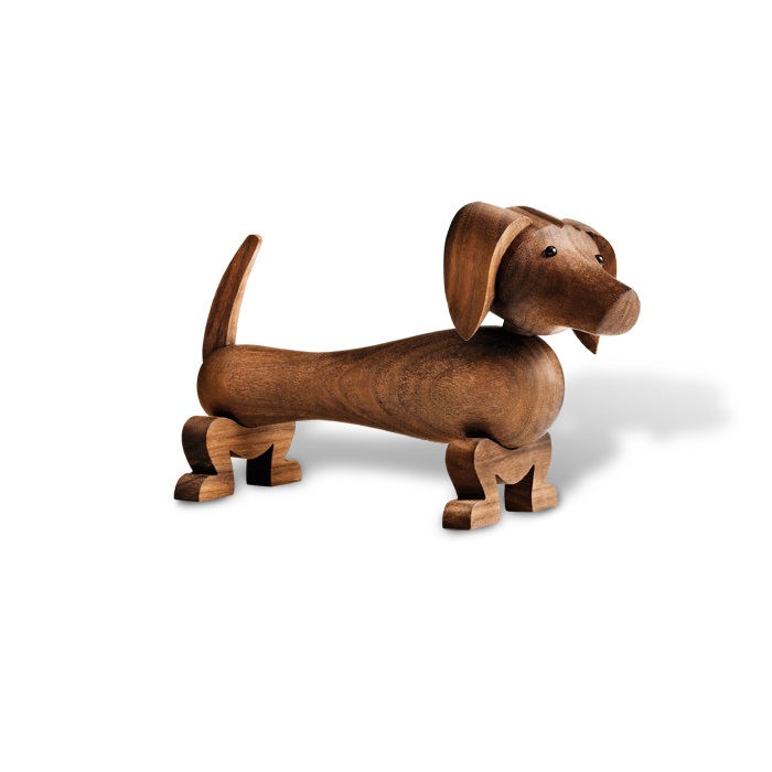Kay Bojesen koira, walnut - Kodin piensisustus - KAY39201 - 1