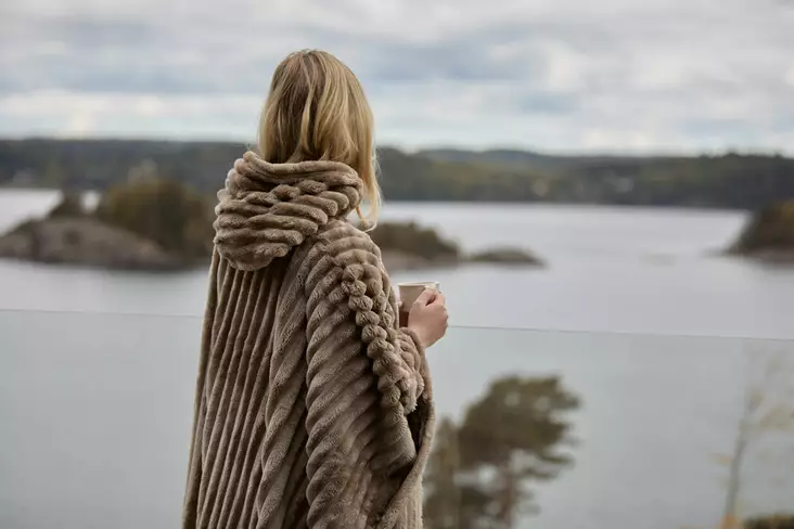 Pehmeä poncho - Torkkupeitot - 411361 - 1