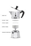Bialetti mutteripannu 2k Moka Express - Kahvin valmistus - 587292 - 2