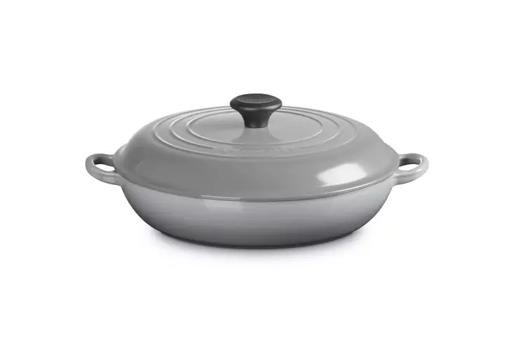Le Creuset laakea pata 3,5l French Grey - Le Creuset padat ja uunivuoat - LC25032305412463 - 1