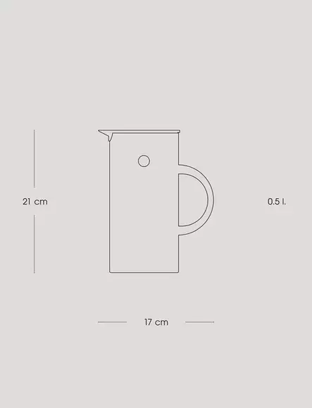 Termoskannu EM77 musta 0,50L - Termosmukit ja - kannut - 935 - 2