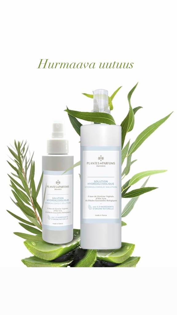 Käsidesi spray 250ml - Marseille-saippuat ja huuhteluetikat - GELHYDRO05 - 1