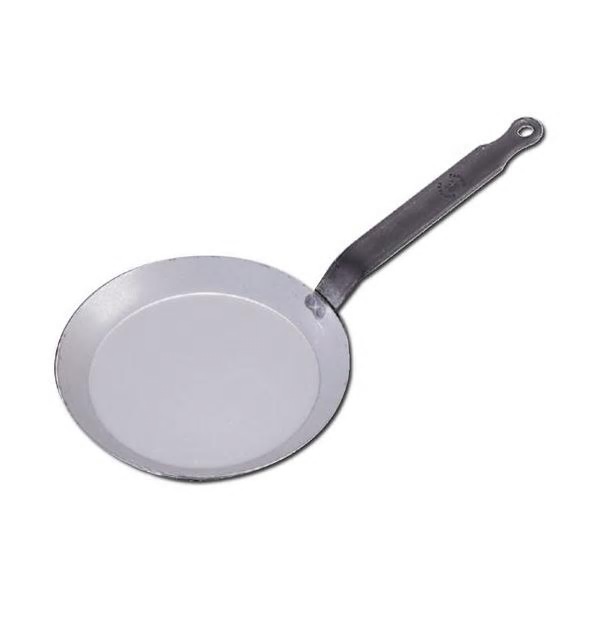 Lettupannu hiiliterästä 26cm - De Buyer hiiliteräspannut - 5120.26 - 1