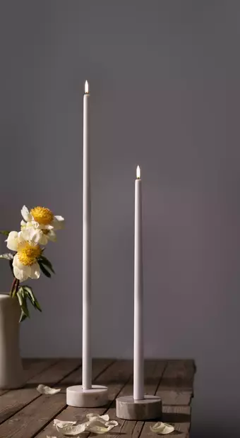 Uyuni marmorinen kynttilänjalka - Kynttilänjalat ja tuikkukupit - UL30807 - 1