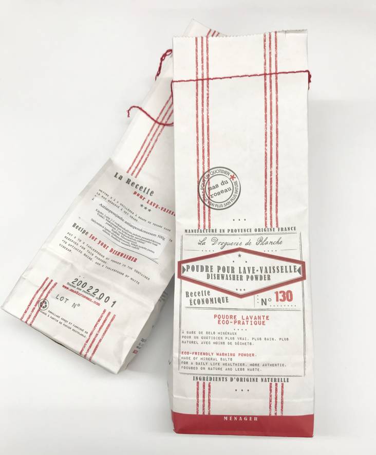 Astianpesujauhe tiskikoneeseen - Marseille-saippuat ja huuhteluetikat - 192.2.18 - 1