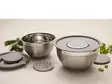 Teräskulhot 5 +3l ja kannet - Leivontatarvikkeet - MB38239 - 6