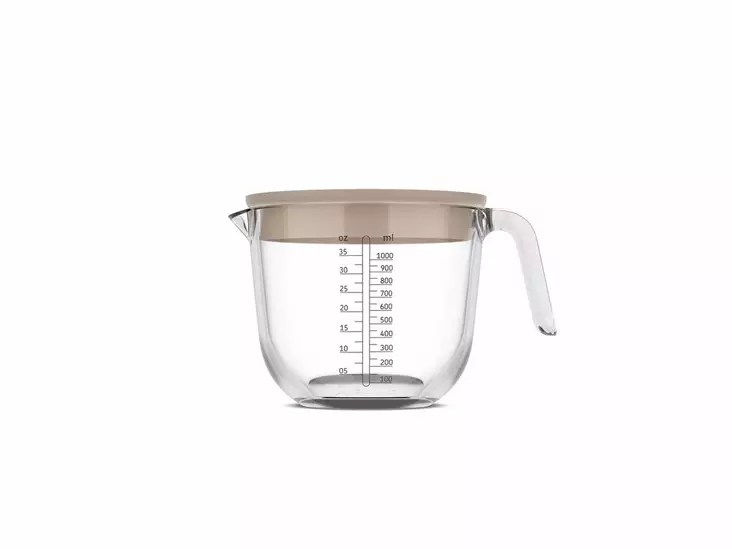 Mittakannu kannella 1L lasia - Keittiön työvälineet - 36969 - 1