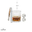 Viskilasi ja teräksiset jääpalat - Baari- ja viinitarvikkeet - BCWHISKSET4PC - 2