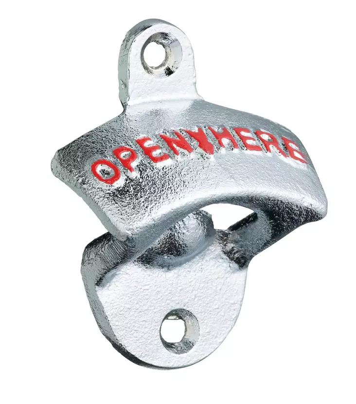 Retro kruunukorkin avaaja seinään - Baari- ja viinitarvikkeet - KCBCWALL - 1